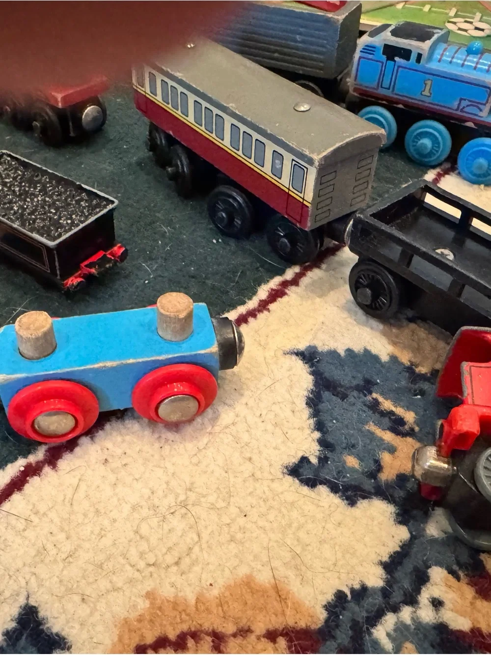Thomas train large set - and others Wooden Train Toy Set